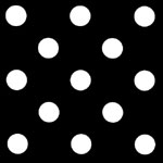 Black and White Polka Dot Print Black and White Polka Dot Print