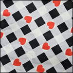 Love Heart Gingham Print Love Heart Gingham Print