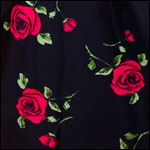Pink Rose on Black print Pink Rose on Black print