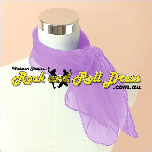 Image of Lavender 50s rock and roll scarf