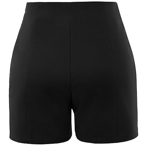 High waist black retro vintage pinup shorts S-2XL