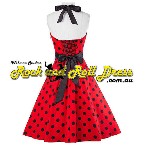 red polka dot dress australia