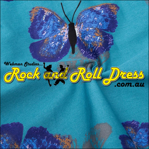 Audrey butterfly rock and roll dress S-XL