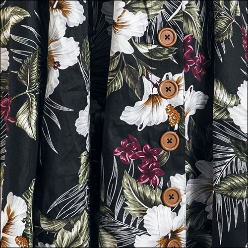 Tahiti hibiscus 50's style black full circle skirt XS - 4XL