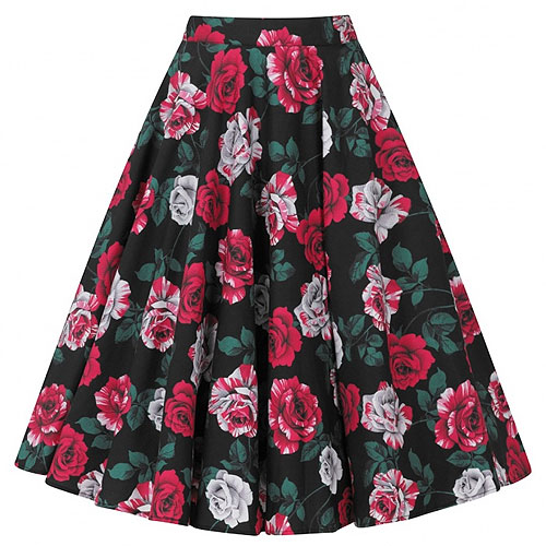 Image of Ruby Rose 50's Rock 'n' Roll Rockabilly full circle skirt XS-4XL