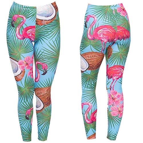 Image of Zahora flamingo leggings