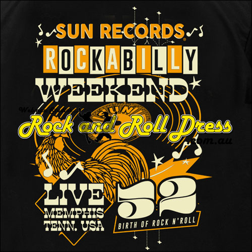 Sun Records rockabilly weekend garage shirt