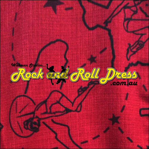 Rock Steady pinup rock and roll shirt