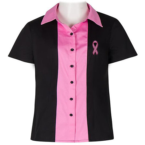Black and pink ladies rock and roll shirt S - 2XL
