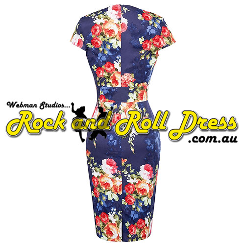 Bridgette floral rockabilly dress S-3XL