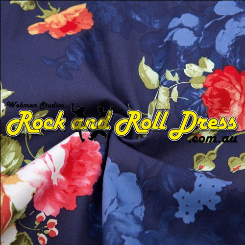 Bridgette floral rockabilly dress S-3XL