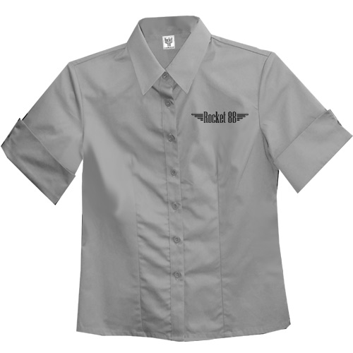 Rocket 88 Rock and Roll Forever women's workshirt XS-4XL Grey