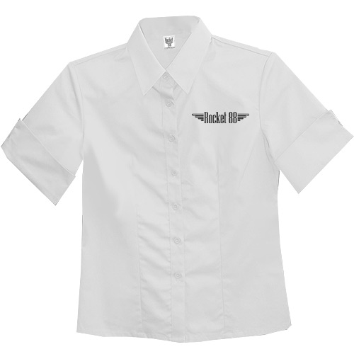 Rocket 88 Rock and Roll Forever women's workshirt XS-4XL White