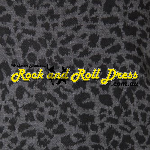 Leopard print rock and roll sweetheart top