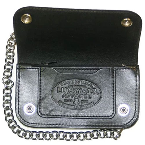 Lucky 13 rat rod wallet with 30cm chain