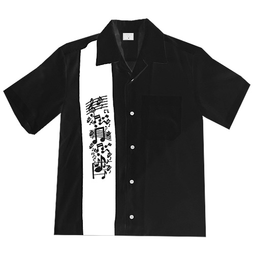 Image of Rocket 88 music men's shirt S-4XL - Black