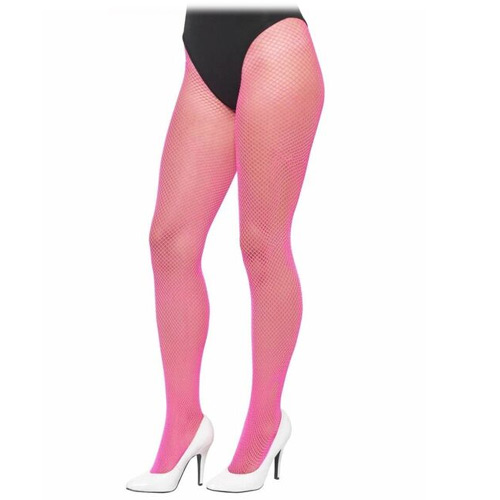 Image of Hot pink fishnet rockabilly dance pantyhose