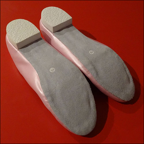 Ladies pink rock and roll swing dance shoes 10mm heel