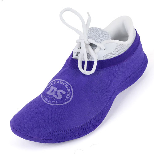 Purple dance Socks for carpet floors. Purple THE DANCESOCKS®