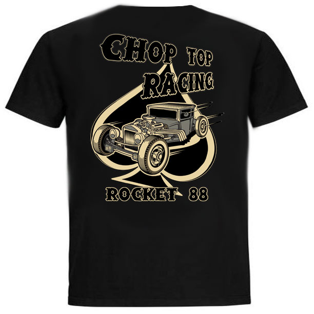 Rocket 88 Chop Top Racing T-Shirt XS-4XL