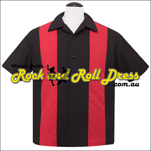 Rock Steady red and black rock and roll shirt 4XL only
