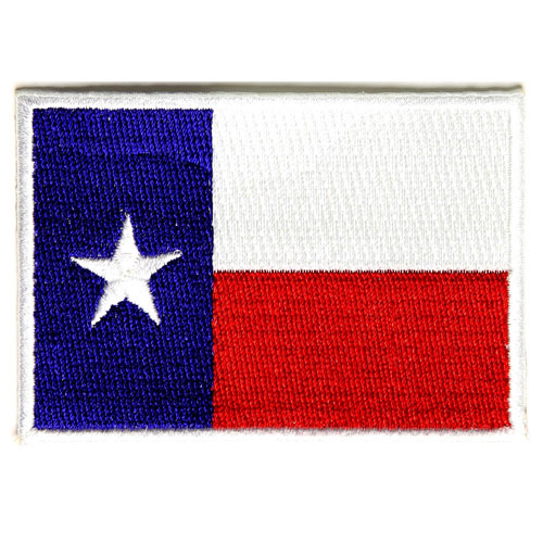 Texas flag patch